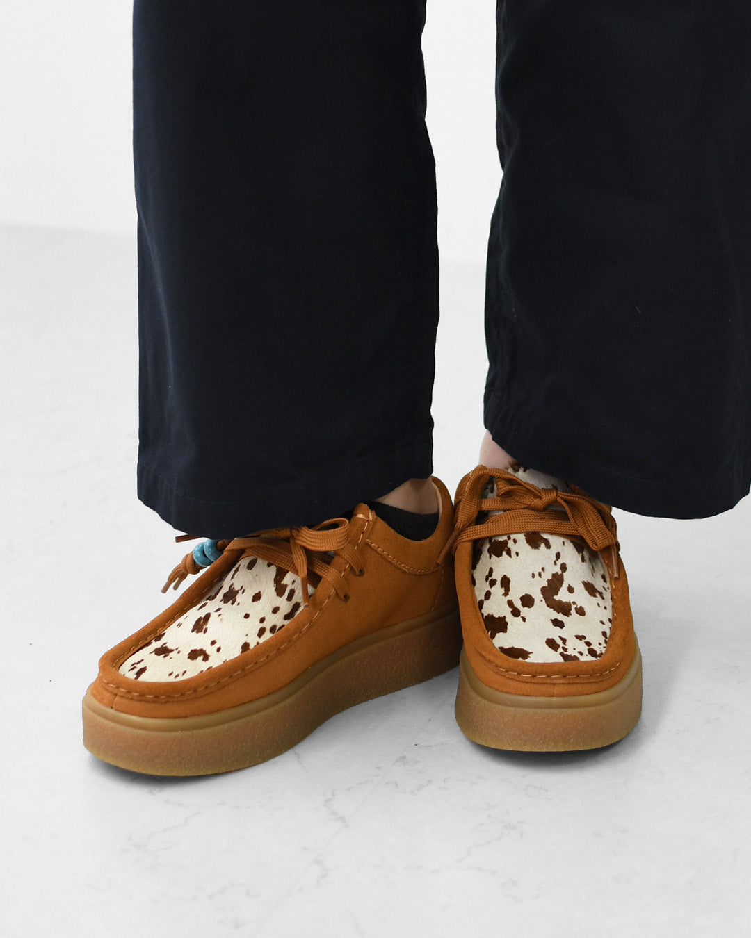 Clarks [クラークス正規販売店] Boxbee Walla. [26329295] ボックスビー ワラ・スクエア型・トゥボックス・モカシンシューズ・厚底シューズ・厚底・スエード・カジュアル・LADY'S [2026AW]