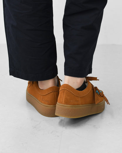 Clarks [クラークス正規販売店] Boxbee Walla. [26329295] ボックスビー ワラ・スクエア型・トゥボックス・モカシンシューズ・厚底シューズ・厚底・スエード・カジュアル・LADY'S [2026AW]