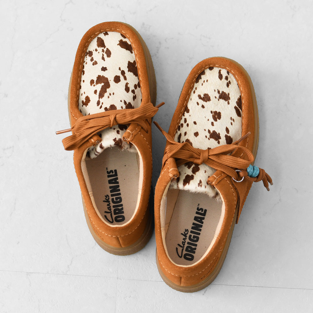 Clarks [クラークス正規販売店] Boxbee Walla. [26329295] ボックスビー ワラ・スクエア型・トゥボックス・モカシンシューズ・厚底シューズ・厚底・スエード・カジュアル・LADY'S [2026AW]