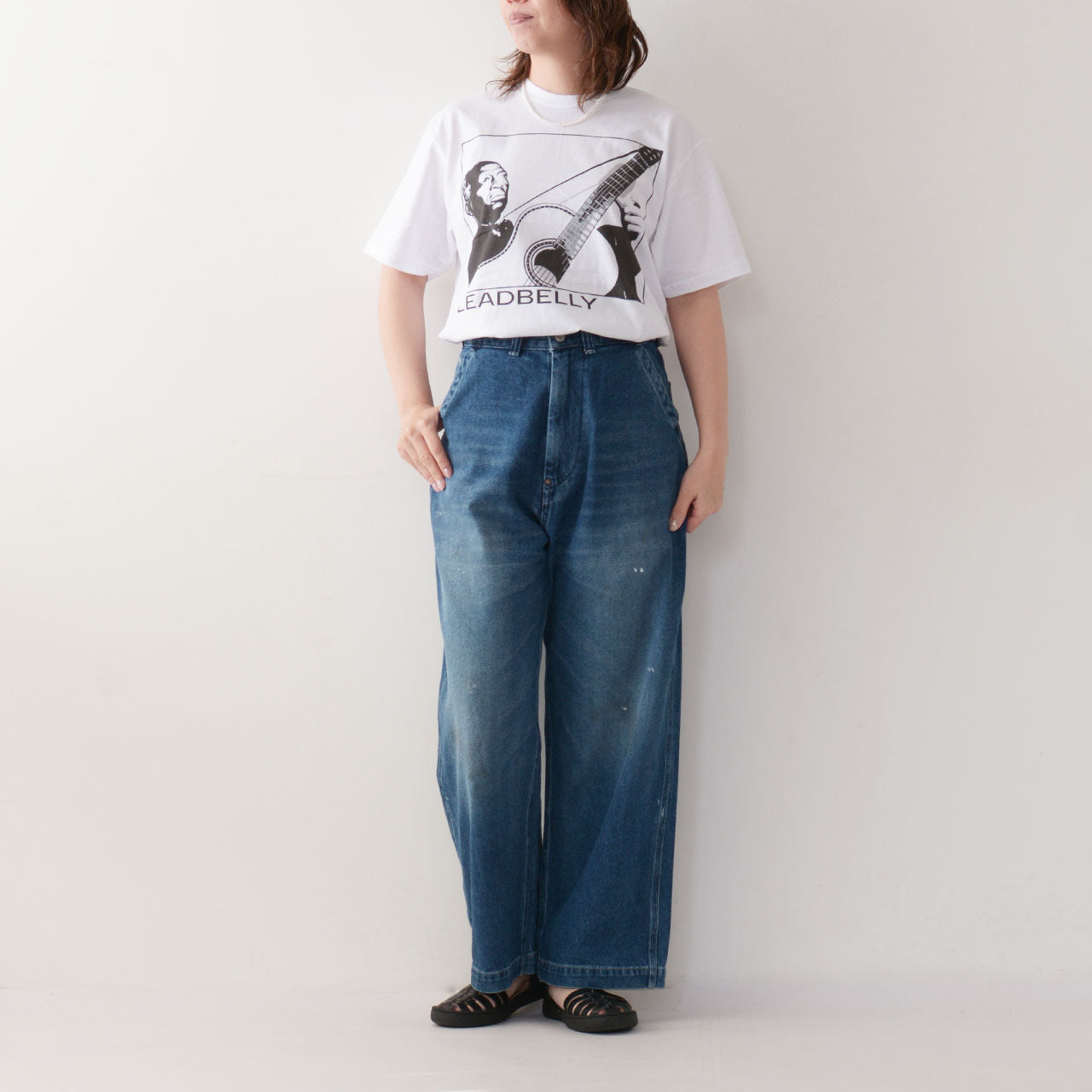 NORTS MUSIC TEE [ノーツ ミュージック ティー] PRINT TEE MUSIC -Lead Belly- (As Worn By Kurt Cobain, Nirvana) [leadbelly] プリント ミュージック Tシャツ レッド・ベリー [2024SS]