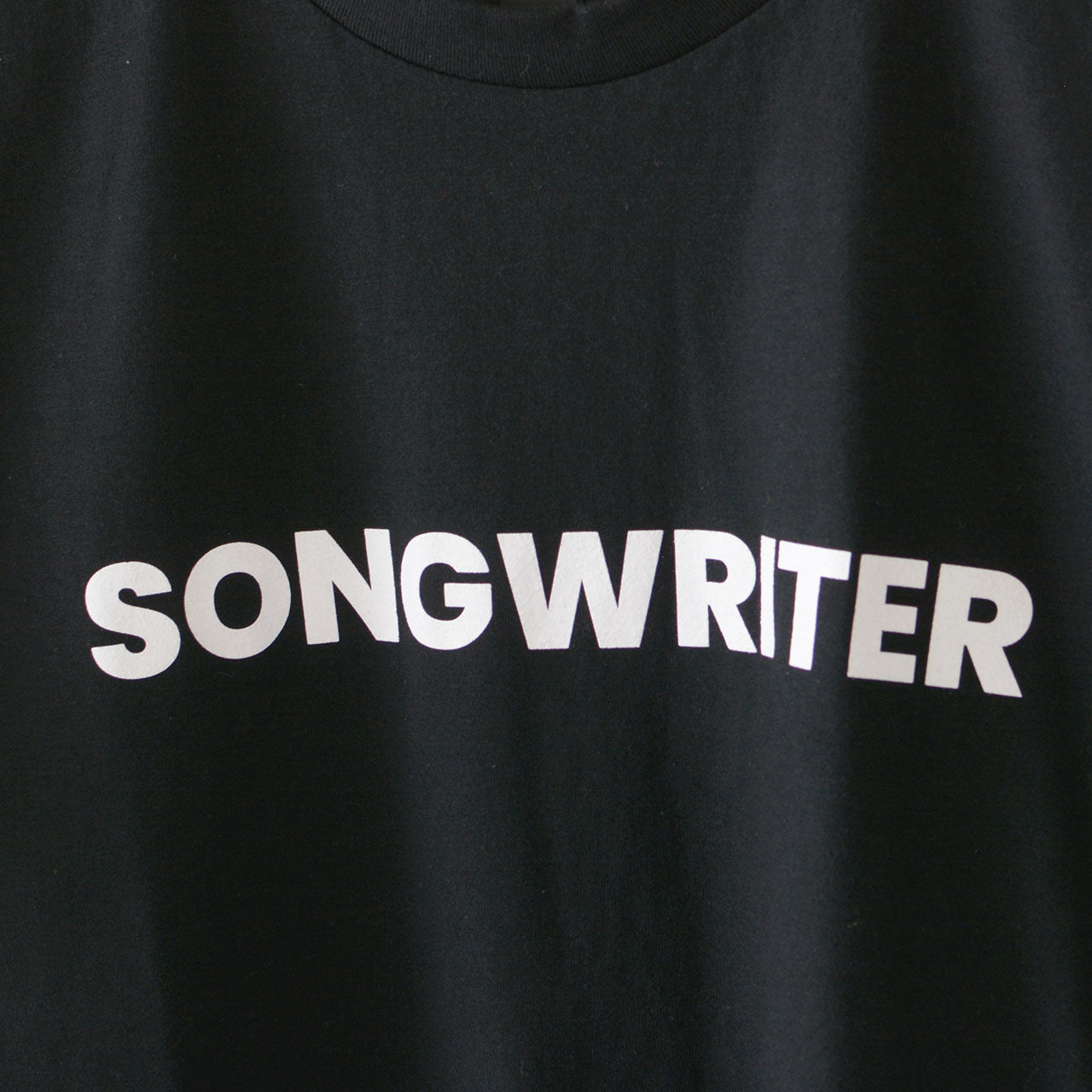 NORTS MUSIC TEE [ノーツ ミュージック ティー] PRINT TEE MUSIC -Songwriter- (As Worn By Thom Yorke, Radiohead) [songwriter] プリント ミュージック Tシャツ ソングライター [2024SS]