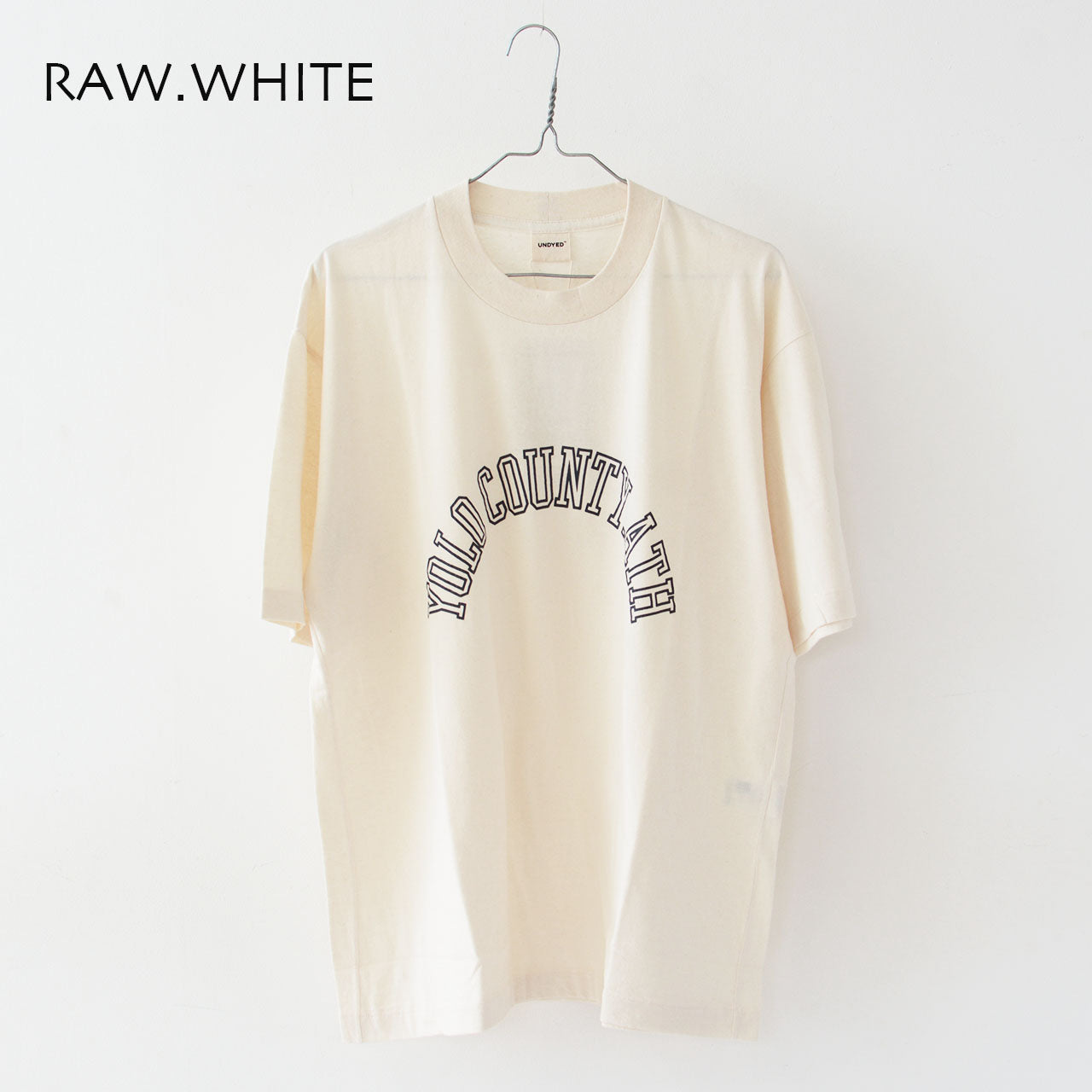 UNDYED [アンダイド] 30PV S/S TRIM Tee(YOLO Pt) [USN23AST020A] プリントＴシャツ [2024SS]