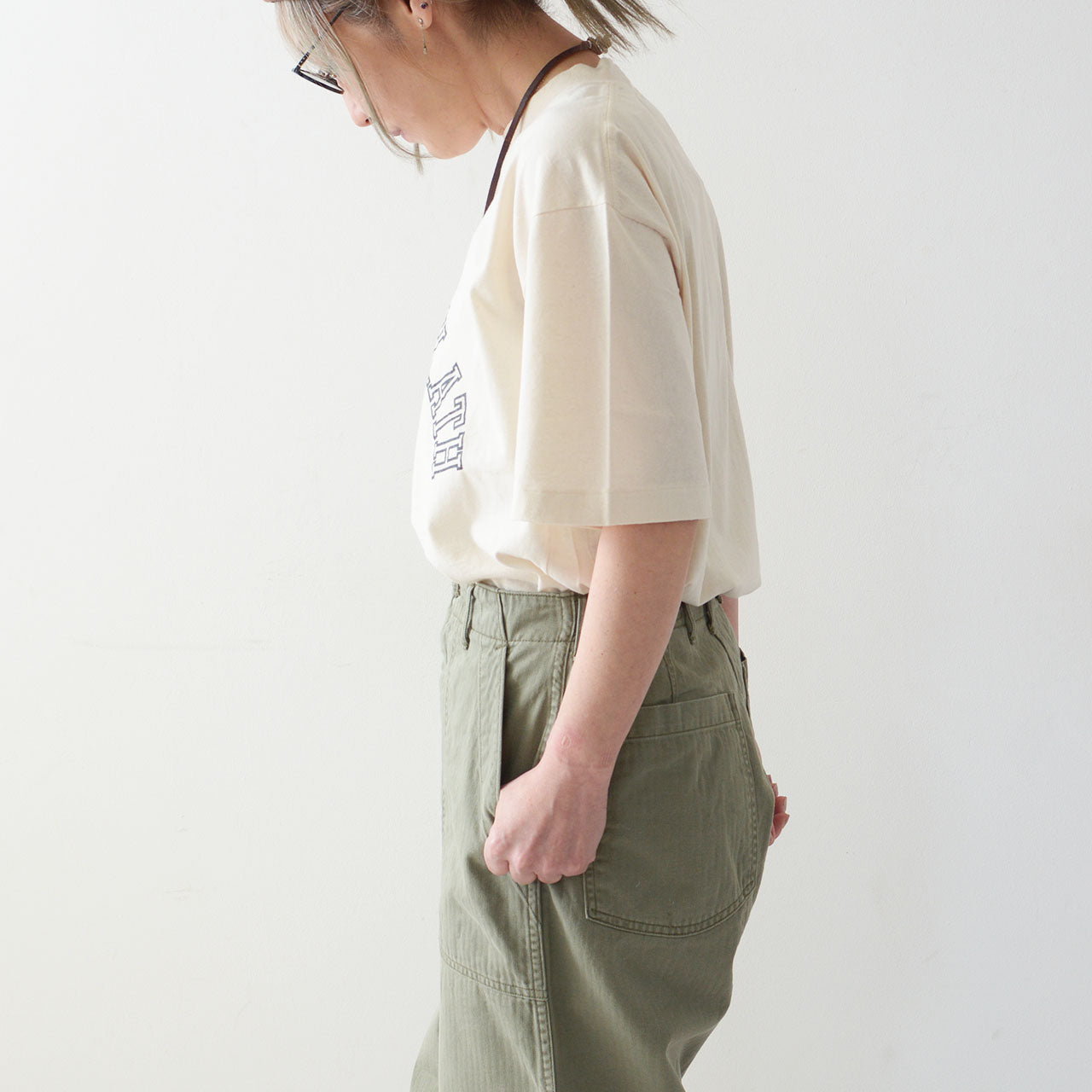UNDYED [アンダイド] 30PV S/S TRIM Tee(YOLO Pt) [USN23AST020A] プリントＴシャツ [2024SS]