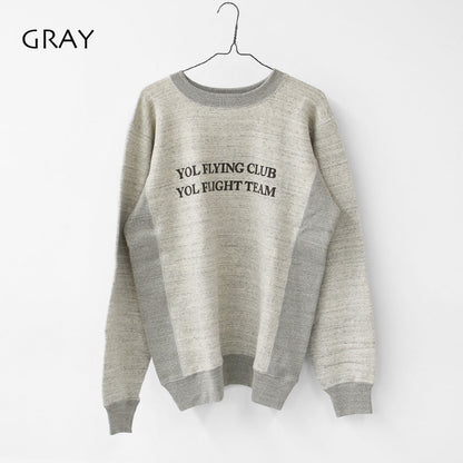 UNDYED [アンダイド] STANDARD SWEAT CREW -CLUB-  [25F305B] スタンダードスウェットクルー（クラブ）・オーガニックコットン・ゆったりシルエット・リラックス・キャンプ・アウトドア・MEN'S / LADY'S [2025AW]