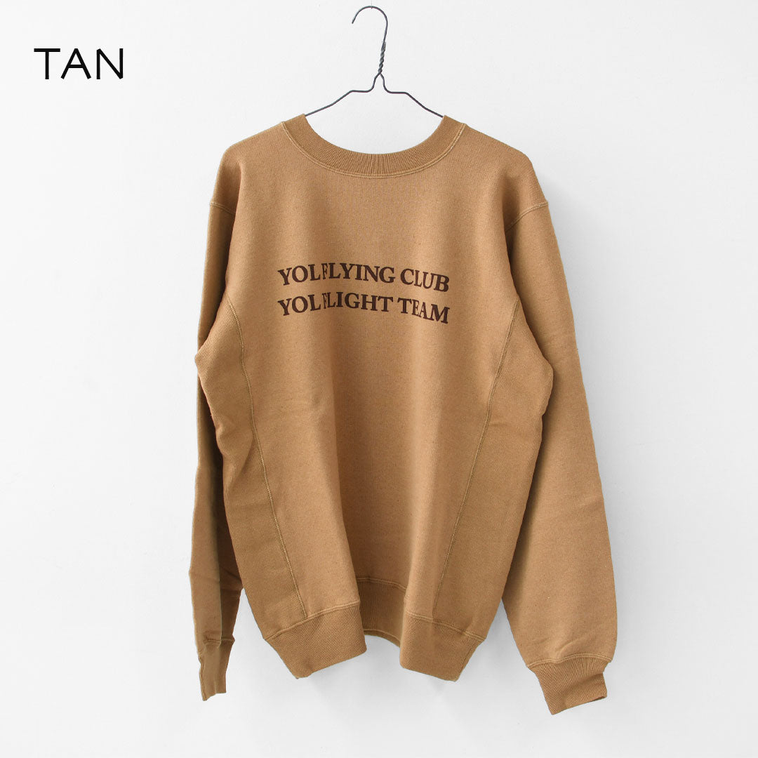 UNDYED [アンダイド] STANDARD SWEAT CREW -CLUB-  [25F305B] スタンダードスウェットクルー（クラブ）・オーガニックコットン・ゆったりシルエット・リラックス・キャンプ・アウトドア・MEN'S / LADY'S [2025AW]