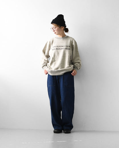 UNDYED [アンダイド] STANDARD SWEAT CREW -CLUB-  [25F305B] スタンダードスウェットクルー（クラブ）・オーガニックコットン・ゆったりシルエット・リラックス・キャンプ・アウトドア・MEN'S / LADY'S [2025AW]