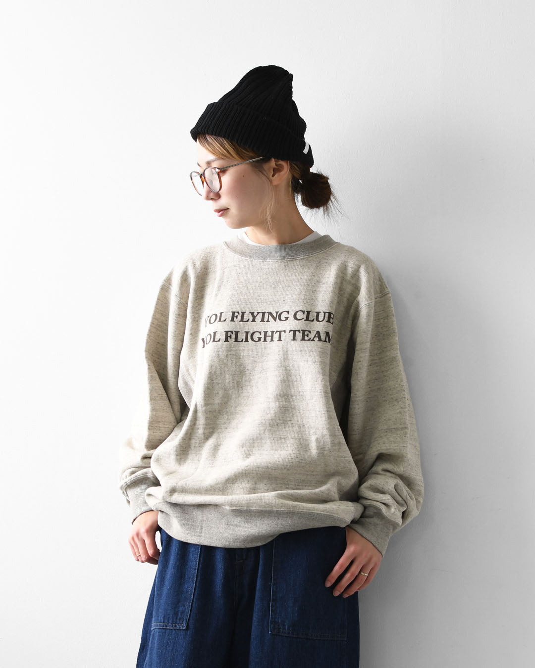 UNDYED [アンダイド] STANDARD SWEAT CREW -CLUB-  [25F305B] スタンダードスウェットクルー（クラブ）・オーガニックコットン・ゆったりシルエット・リラックス・キャンプ・アウトドア・MEN'S / LADY'S [2025AW]