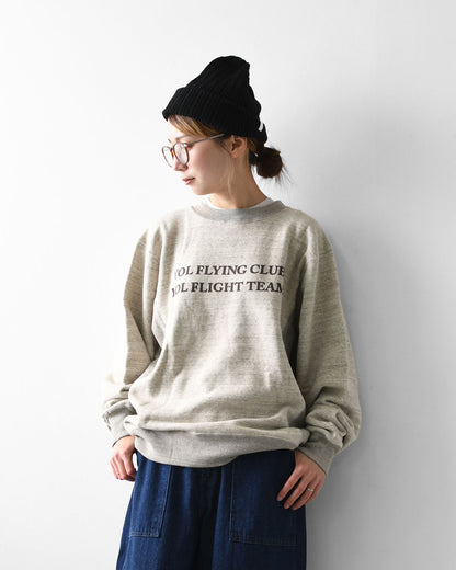 UNDYED [アンダイド] STANDARD SWEAT CREW -CLUB-  [25F305B] スタンダードスウェットクルー（クラブ）・オーガニックコットン・ゆったりシルエット・リラックス・キャンプ・アウトドア・MEN'S / LADY'S [2025AW]