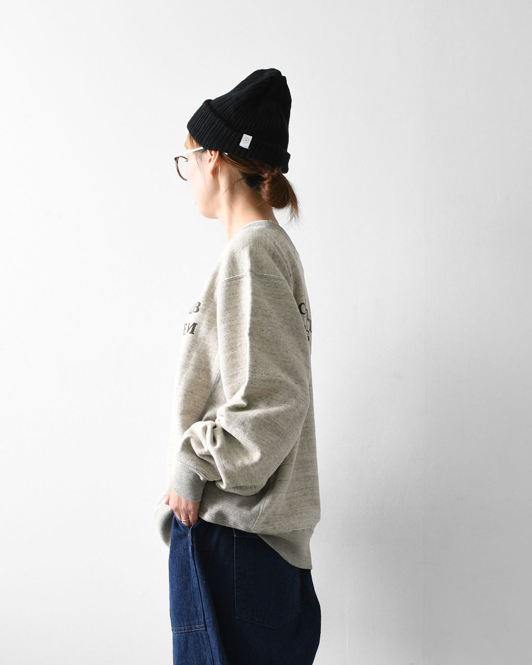 UNDYED [アンダイド] STANDARD SWEAT CREW -CLUB-  [25F305B] スタンダードスウェットクルー（クラブ）・オーガニックコットン・ゆったりシルエット・リラックス・キャンプ・アウトドア・MEN'S / LADY'S [2025AW]