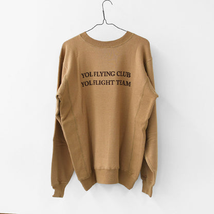 UNDYED [アンダイド] STANDARD SWEAT CREW -CLUB-  [25F305B] スタンダードスウェットクルー（クラブ）・オーガニックコットン・ゆったりシルエット・リラックス・キャンプ・アウトドア・MEN'S / LADY'S [2025AW]