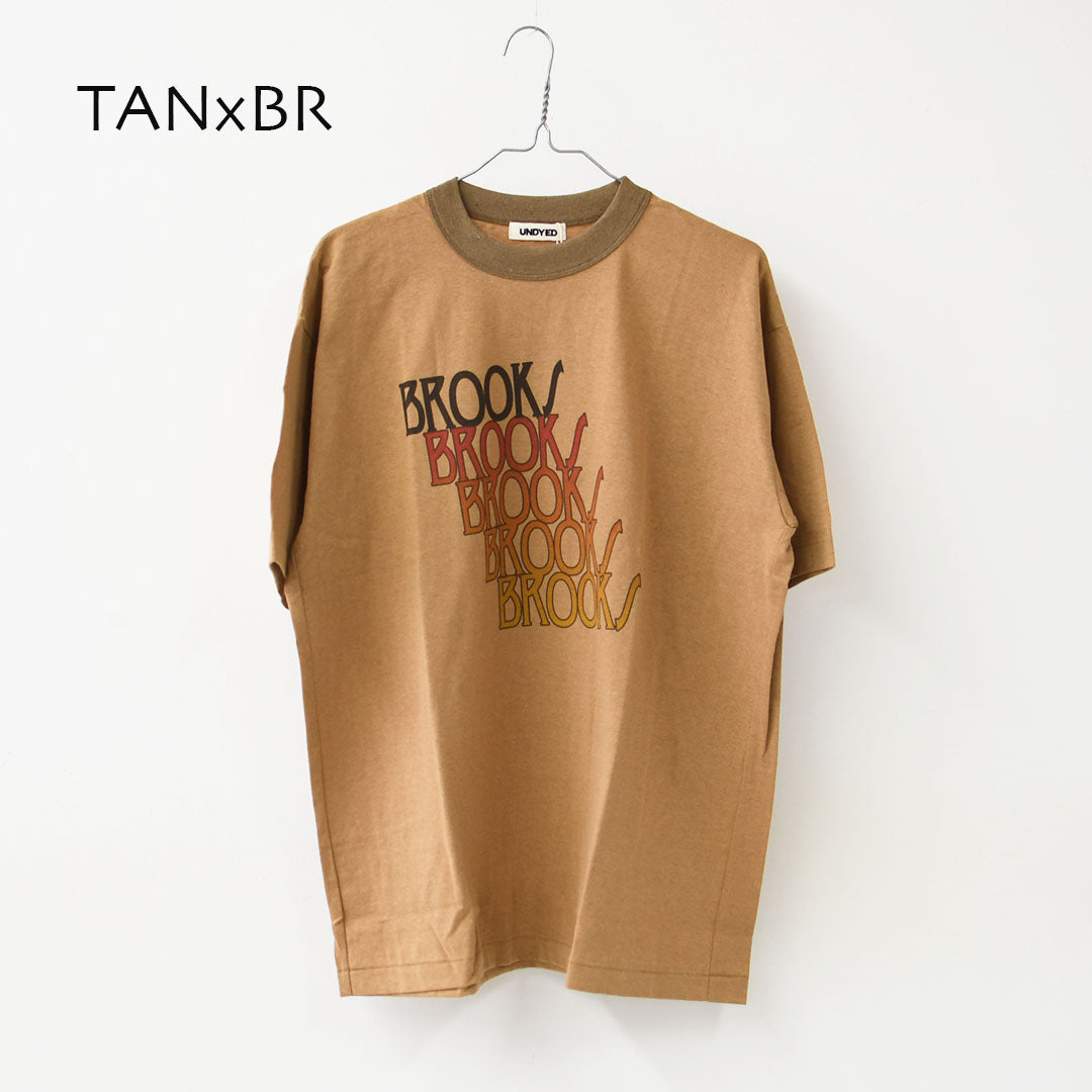 UNDYED [アンダイド] 30/-PV NECK TRIM-T [26S340B] 30/-PV ネック トリム T・オーガニックコットン・半袖Tシャツ・ゆったりシルエット・リラックス・キャンプ・アウトドア・MEN'S / LADY'S [2026SS]
