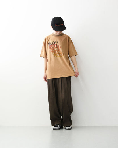 UNDYED [アンダイド] 30/-PV NECK TRIM-T [26S340B] 30/-PV ネック トリム T・オーガニックコットン・半袖Tシャツ・ゆったりシルエット・リラックス・キャンプ・アウトドア・MEN'S / LADY'S [2026SS]