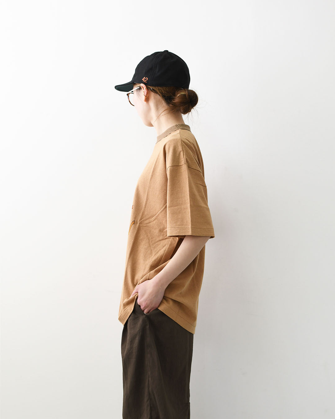UNDYED [アンダイド] 30/-PV NECK TRIM-T [26S340B] 30/-PV ネック トリム T・オーガニックコットン・半袖Tシャツ・ゆったりシルエット・リラックス・キャンプ・アウトドア・MEN'S / LADY'S [2026SS]
