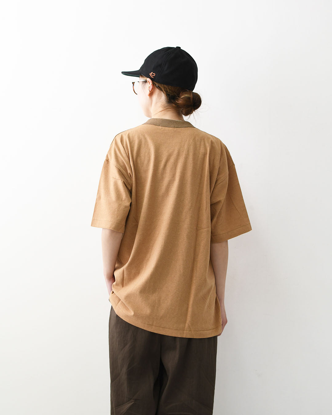 UNDYED [アンダイド] 30/-PV NECK TRIM-T [26S340B] 30/-PV ネック トリム T・オーガニックコットン・半袖Tシャツ・ゆったりシルエット・リラックス・キャンプ・アウトドア・MEN'S / LADY'S [2026SS]