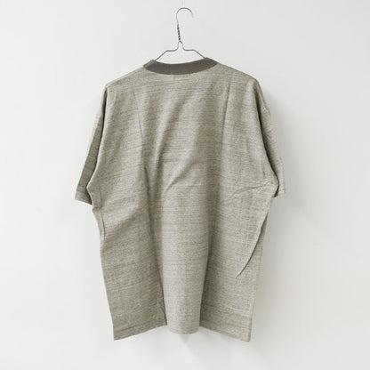 UNDYED [アンダイド] 30/-PV NECK TRIM-T [26S340B] 30/-PV ネック トリム T・オーガニックコットン・半袖Tシャツ・ゆったりシルエット・リラックス・キャンプ・アウトドア・MEN'S / LADY'S [2026SS]