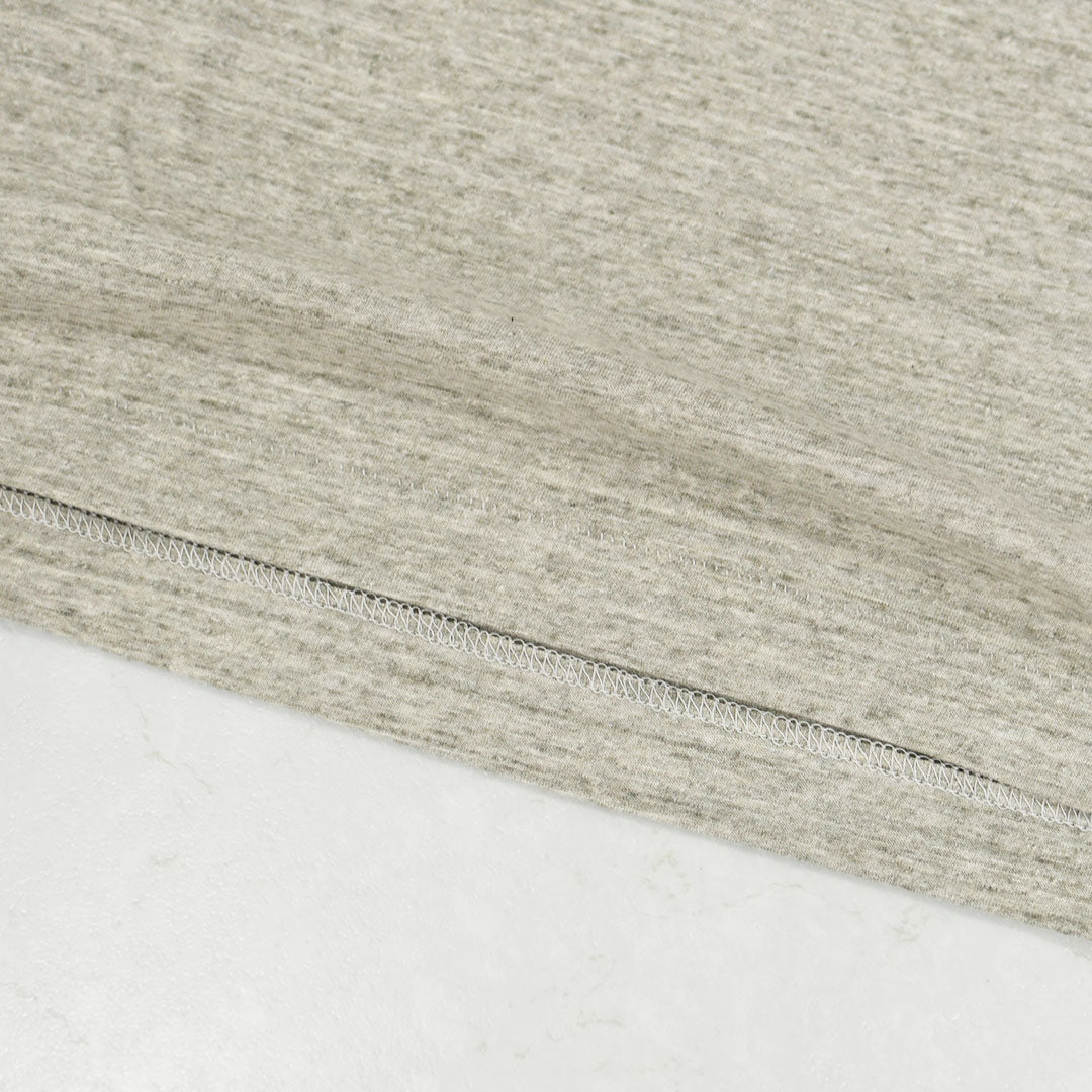 UNDYED [アンダイド] 30/-PV NECK TRIM-T [26S340B] 30/-PV ネック トリム T・オーガニックコットン・半袖Tシャツ・ゆったりシルエット・リラックス・キャンプ・アウトドア・MEN'S / LADY'S [2026SS]