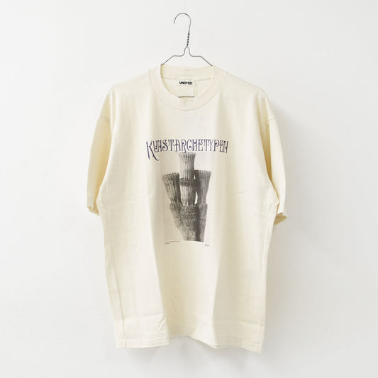 UNDYED [アンダイド] 30/2 Karl Blossfeldt Pt-T  [26S348B] 30/2カール・ブロスフェルト プリントT・オーガニックコットン・半袖Tシャツ・ゆったりシルエット・リラックス・キャンプ・アウトドア・MEN'S / LADY'S [2026SS]