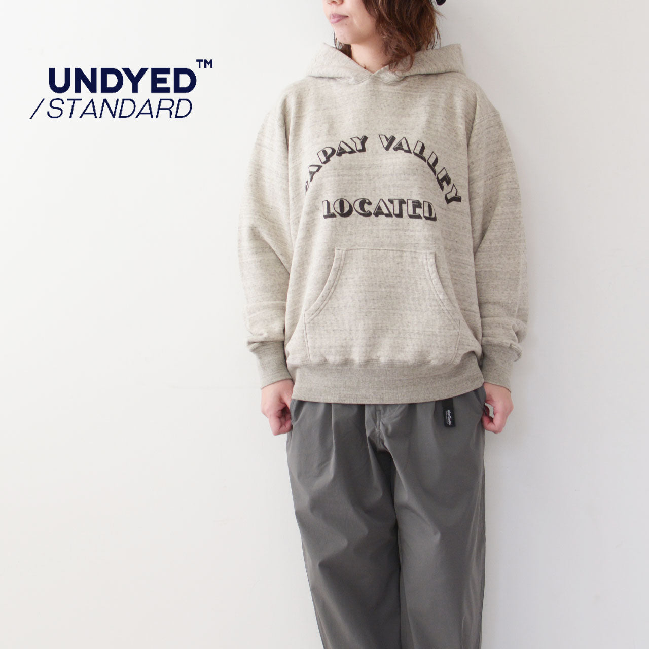 UNDYED [アンダイド] URAKE HOODIE (CAPAY Pt) [UNS23ASP032A] 裏毛フーディー [2024SS]