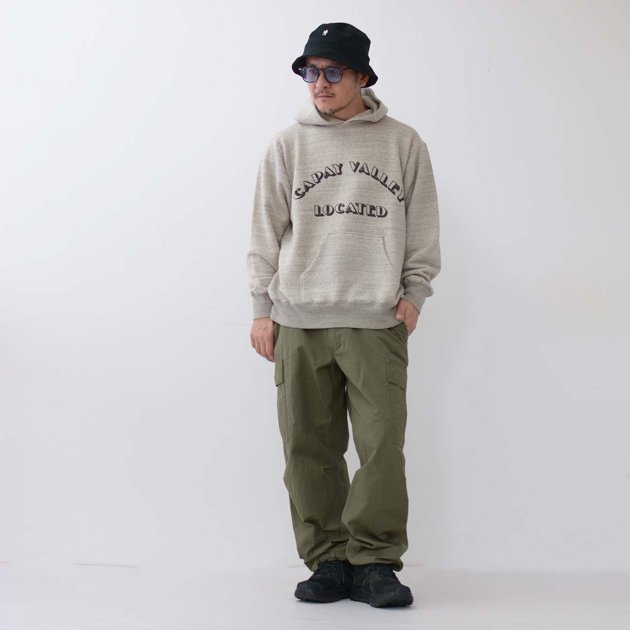 UNDYED [アンダイド] URAKE HOODIE (CAPAY Pt) [UNS23ASP032A] 裏毛フーディー [2024SS]