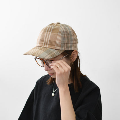 UNDYED[アンダイド] MADRAS CHECK CAP [UNS25SCP016] マドラスチェックキャップ [2025SS]