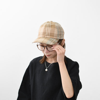 UNDYED[アンダイド] MADRAS CHECK CAP [UNS25SCP016] マドラスチェックキャップ [2025SS]