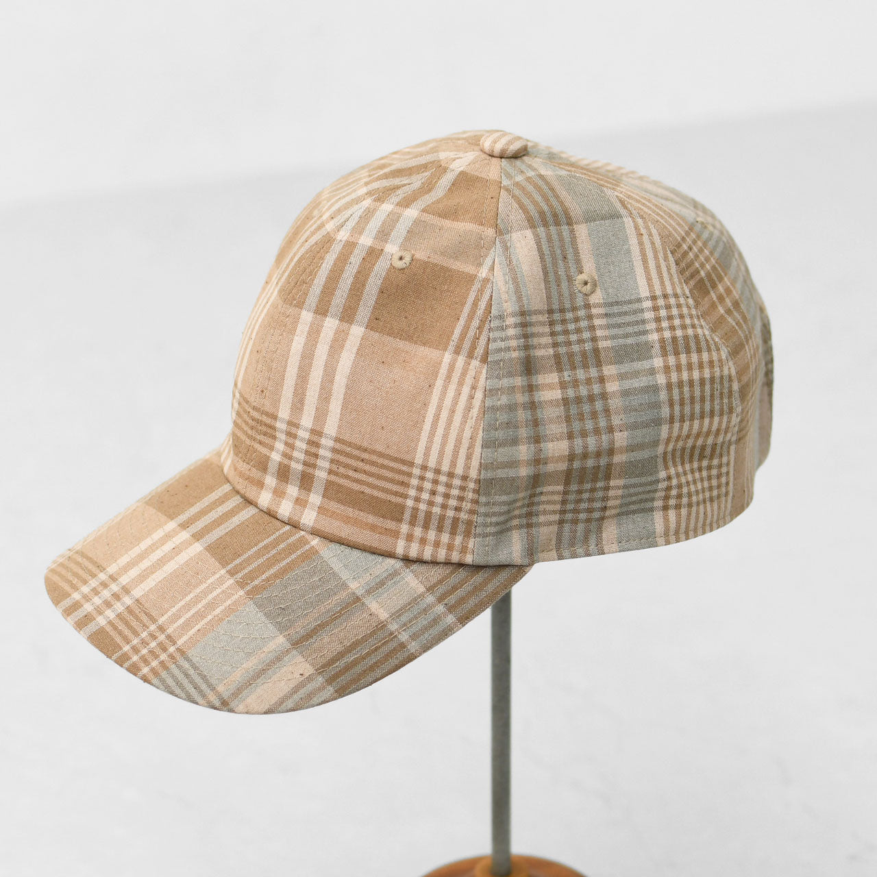 UNDYED[アンダイド] MADRAS CHECK CAP [UNS25SCP016] マドラスチェックキャップ [2025SS]