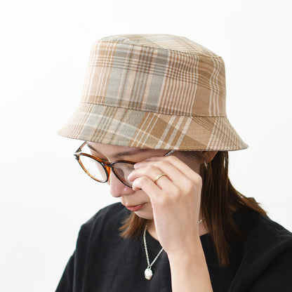 UNDYED[アンダイド] MADRAS CHECK HAT [UNS25SHT017] マドラスチェックハット [2025SS]