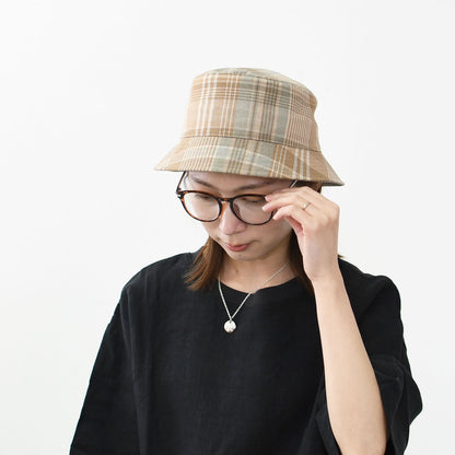 UNDYED[アンダイド] MADRAS CHECK HAT [UNS25SHT017] マドラスチェックハット [2025SS]
