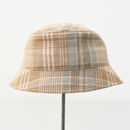 UNDYED[アンダイド] MADRAS CHECK HAT [UNS25SHT017] マドラスチェックハット [2025SS]