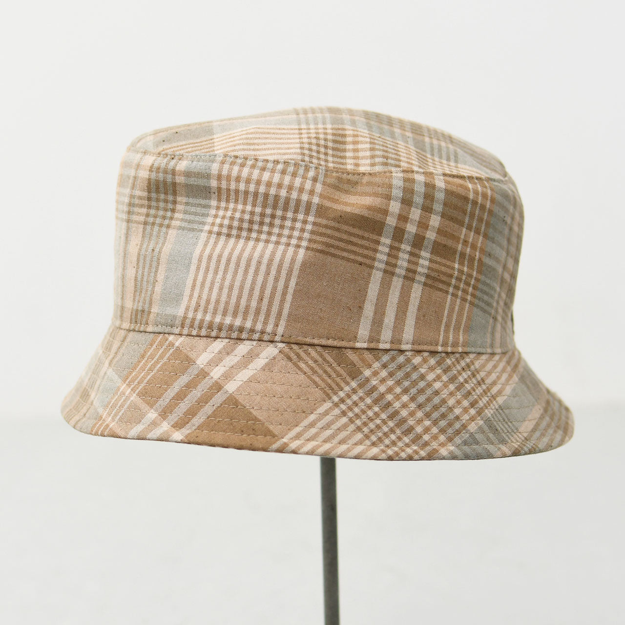 UNDYED[アンダイド] MADRAS CHECK HAT [UNS25SHT017] マドラスチェックハット [2025SS]