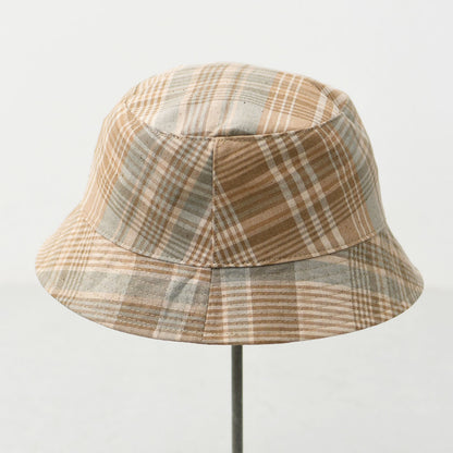 UNDYED[アンダイド] MADRAS CHECK HAT [UNS25SHT017] マドラスチェックハット [2025SS]