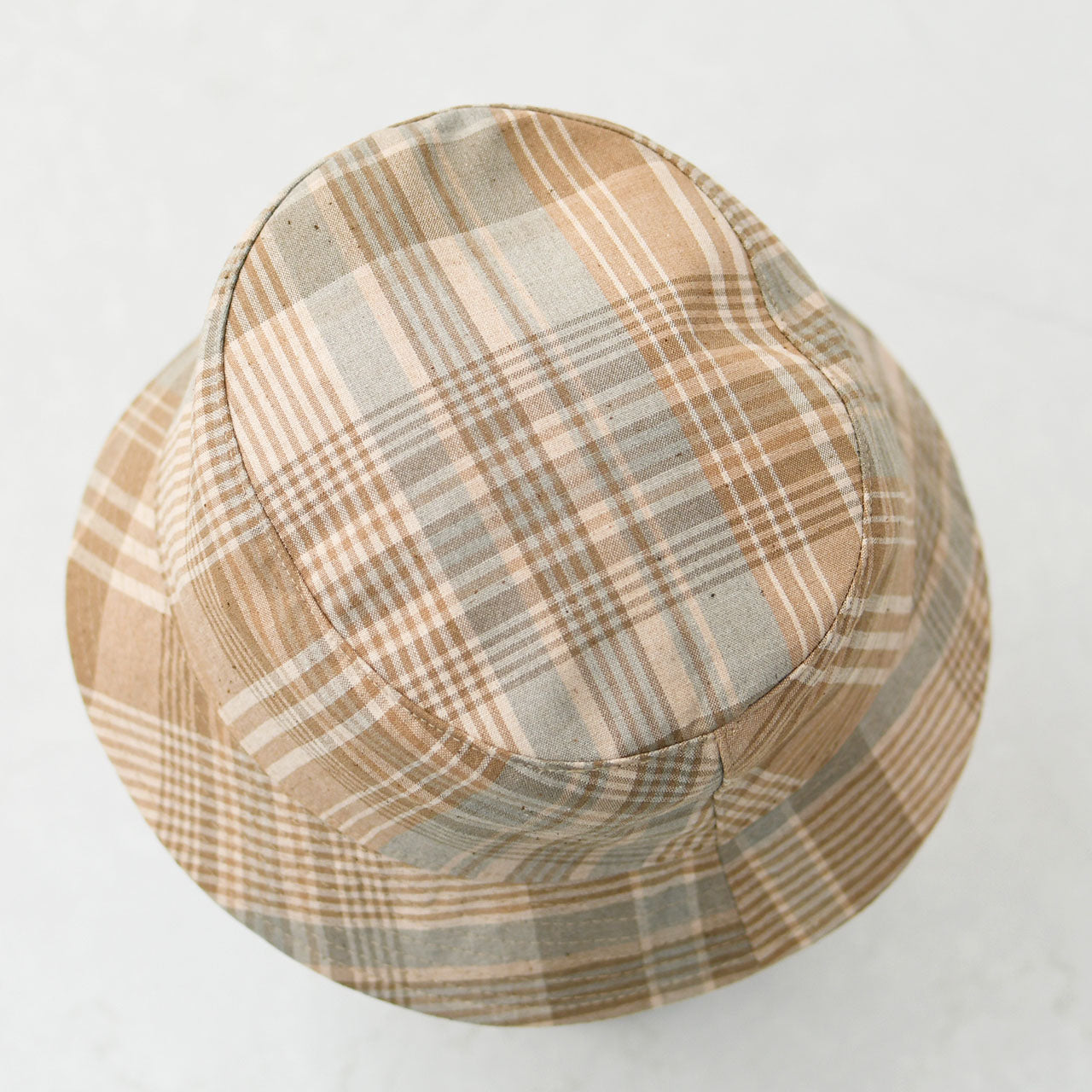 UNDYED[アンダイド] MADRAS CHECK HAT [UNS25SHT017] マドラスチェックハット [2025SS]
