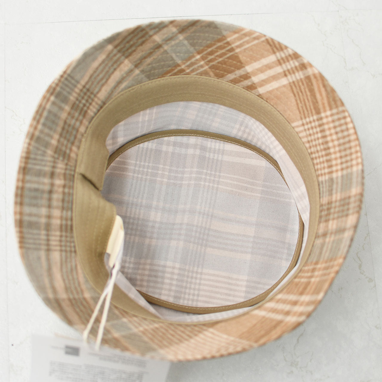 UNDYED[アンダイド] MADRAS CHECK HAT [UNS25SHT017] マドラスチェックハット [2025SS]