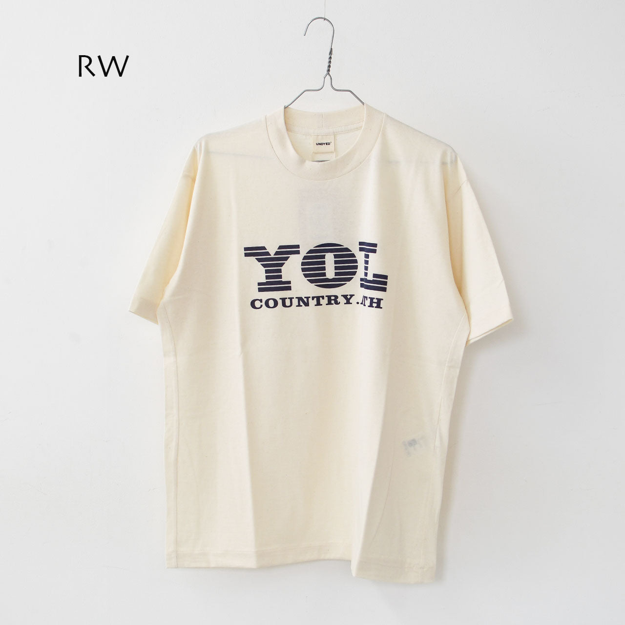 UNDYED [アンダイド] 30PV S/S PtTee(YOL) [UNS25SST001C] 30PVショートスリーブプリントTシャツ(YOL) [2025SS]