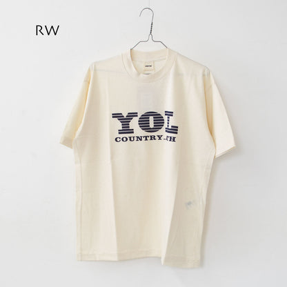 UNDYED [アンダイド] 30PV S/S PtTee(YOL) [UNS25SST001C] 30PVショートスリーブプリントTシャツ(YOL) [2025SS]