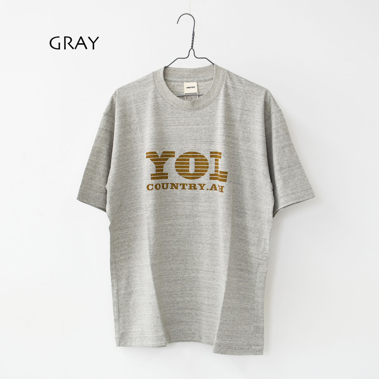 UNDYED [アンダイド] 30PV S/S PtTee(YOL) [UNS25SST001C] 30PVショートスリーブプリントTシャツ(YOL) [2025SS]
