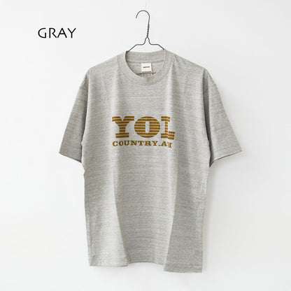 UNDYED [アンダイド] 30PV S/S PtTee(YOL) [UNS25SST001C] 30PVショートスリーブプリントTシャツ(YOL) [2025SS]