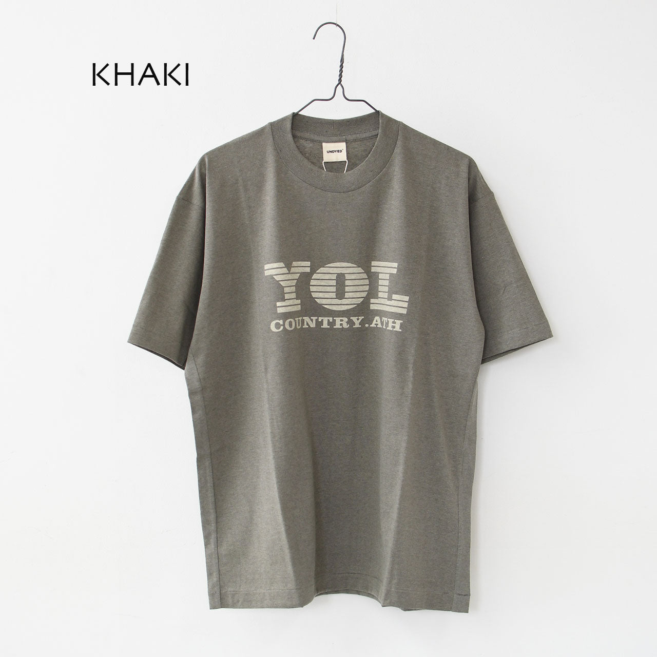 UNDYED [アンダイド] 30PV S/S PtTee(YOL) [UNS25SST001C] 30PVショートスリーブプリントTシャツ(YOL) [2025SS]