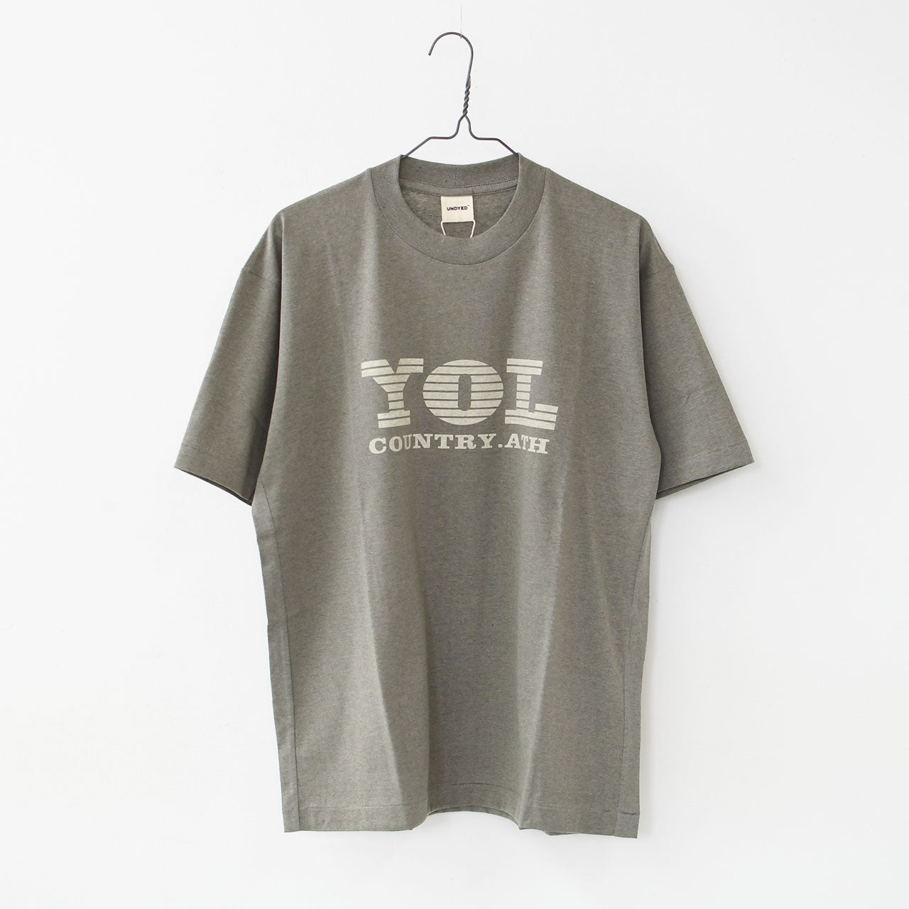 UNDYED [アンダイド] 30PV S/S PtTee(YOL) [UNS25SST001C] 30PVショートスリーブプリントTシャツ(YOL) [2025SS]