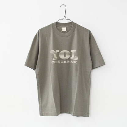 UNDYED [アンダイド] 30PV S/S PtTee(YOL) [UNS25SST001C] 30PVショートスリーブプリントTシャツ(YOL) [2025SS]