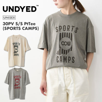 UNDYED [アンダイド] 30PV S/S PtTee(SPORTS CAMPS) [UNS25SST001E] 30PVショートスリーブプリントTシャツ [2025SS]