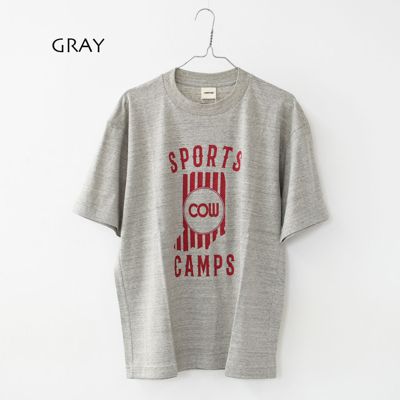 UNDYED [アンダイド] 30PV S/S PtTee(SPORTS CAMPS) [UNS25SST001E] 30PVショートスリーブプリントTシャツ [2025SS]