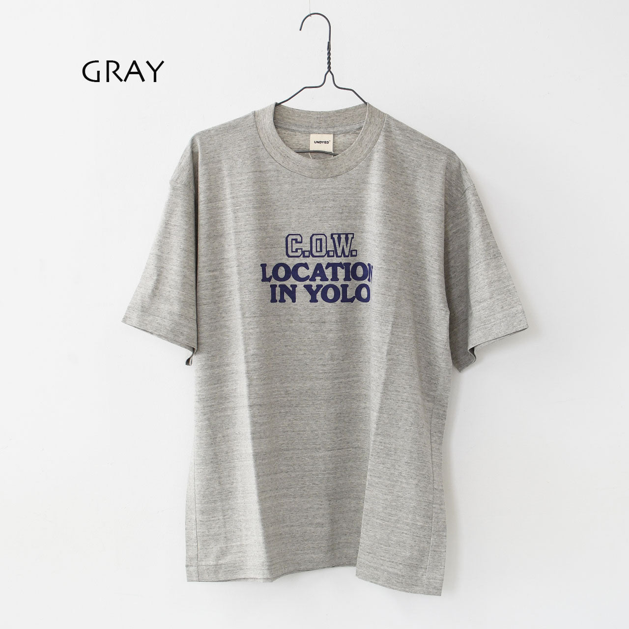 UNDYED [アンダイド] 30PV S/S PtTee(C.O.W) [UNS25SST001F] 30PVショートスリーブプリントTシャツ(C.O.W) [2025SS]