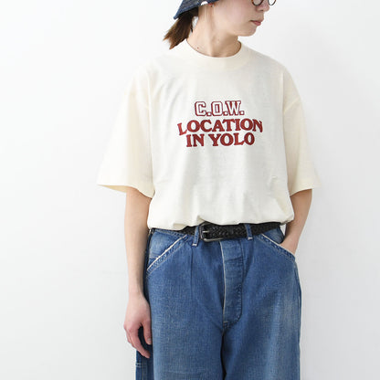 UNDYED [アンダイド] 30PV S/S PtTee(C.O.W) [UNS25SST001F] 30PVショートスリーブプリントTシャツ(C.O.W) [2025SS]