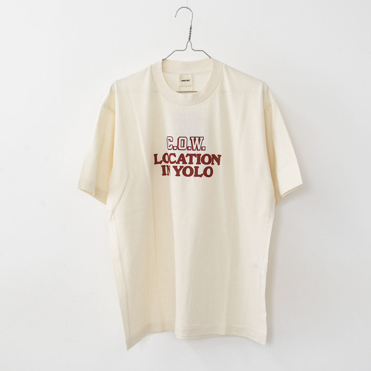 UNDYED [アンダイド] 30PV S/S PtTee(C.O.W) [UNS25SST001F] 30PVショートスリーブプリントTシャツ(C.O.W) [2025SS]