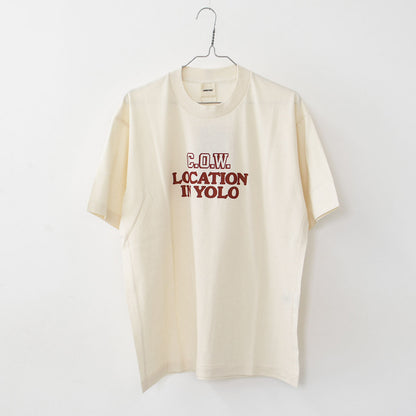 UNDYED [アンダイド] 30PV S/S PtTee(C.O.W) [UNS25SST001F] 30PVショートスリーブプリントTシャツ(C.O.W) [2025SS]