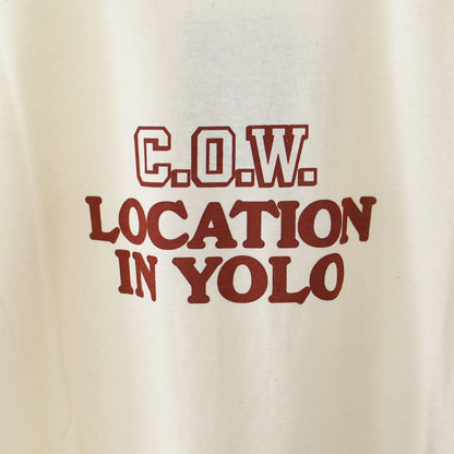 UNDYED [アンダイド] 30PV S/S PtTee(C.O.W) [UNS25SST001F] 30PVショートスリーブプリントTシャツ(C.O.W) [2025SS]