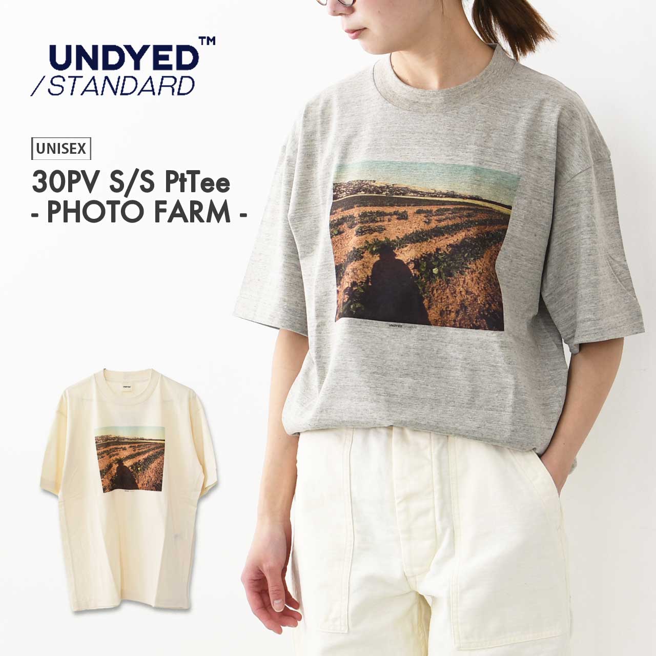 UNDYED [アンダイド] 30PV S/S PtTee(PHOTO FARM) [UNS25SST001H] 30PVショートスリーブプリントTシャツ(PHOTO FARM) [2025SS]