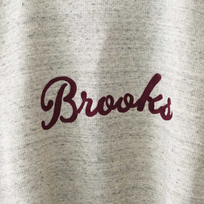 UNDYED [アンダイド] URAKE S/S EMB SWEAT (BROOKS) [UNS25SST008A] 裏毛ショートスリーブEMBスウェット(ブルックス) [2025SS]