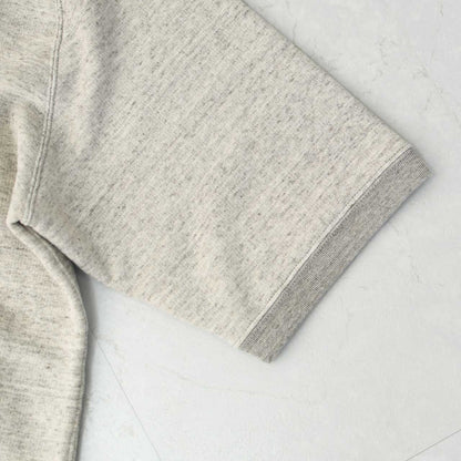 UNDYED [アンダイド] URAKE S/S EMB SWEAT (BROOKS) [UNS25SST008A] 裏毛ショートスリーブEMBスウェット(ブルックス) [2025SS]